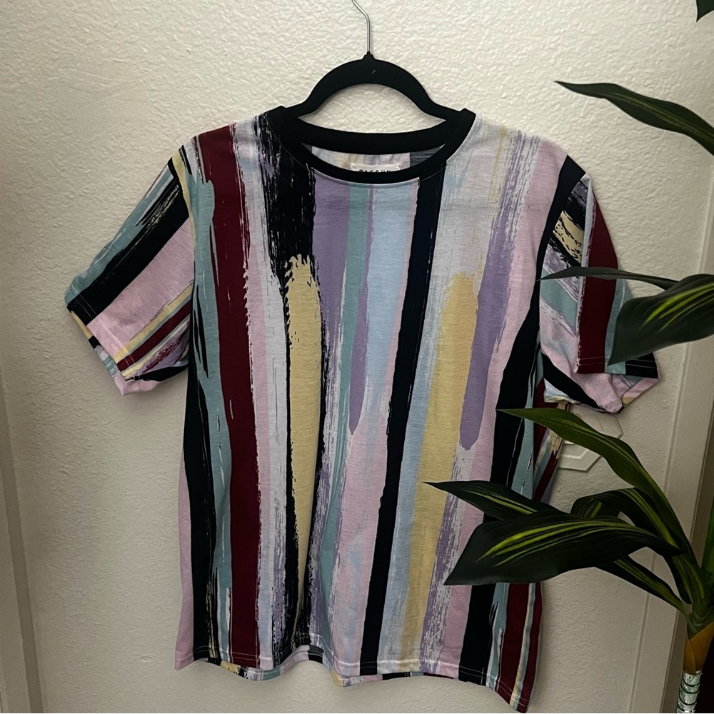 PacSun Artistic Brushstroke Tee - Multicolor